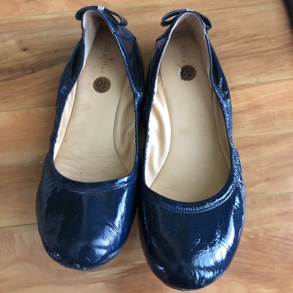 Navy Cole Haan Flats